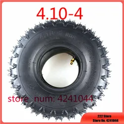 High quality tires 4.10/3.50-4 410/350-4 ATV Quad Go Kart 47cc 49cc Chunky 4.10-4 Tires inner tube Fit All Models 3.50-4 4