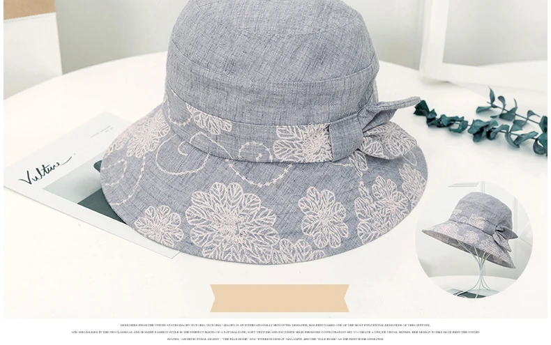 K123 Sommer hut Panama für Frauen Visier Sonnenschutz UV Eimer Hut Strand Panama Frauen Eimer Hut Jean Hut zusammen klappbare Kappe – Detail 36
