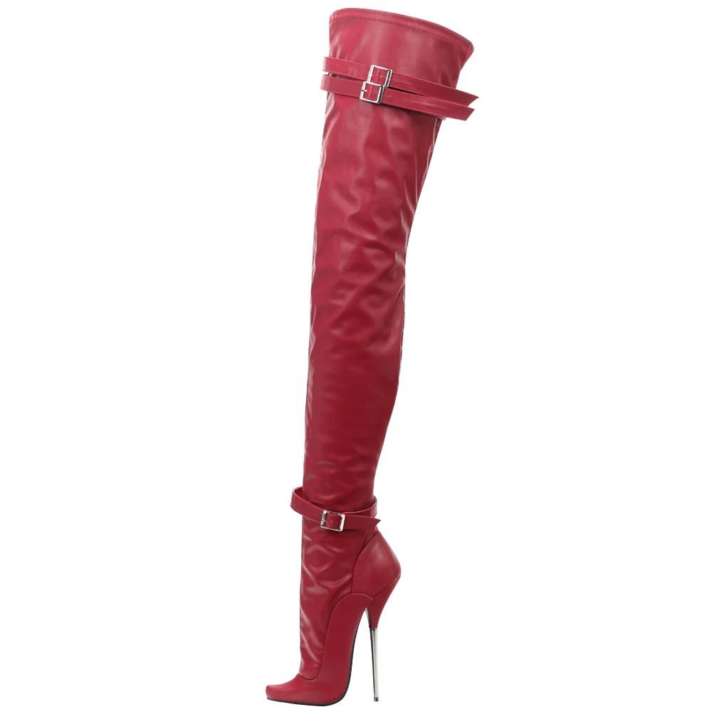 

Women's Boots Sexy Pointed Toe Party Boots Stiletto Heel SM Over-the-knee Boots US Size 6-14 No.230N-10