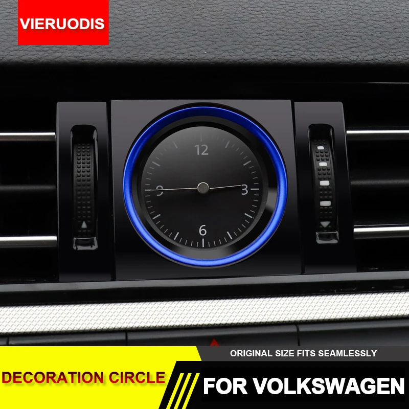 Decorative Ring Cover 2019 New Arrival Car Dashboard Center Clock Trim Styling for Volkswagen Passat B8 Car Accessories