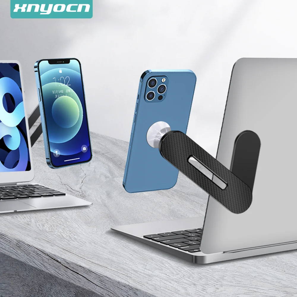 Xnyocn Laptop Screen Support Holder Dual Monitor Display Clip Adjustable Phone Stand Laptop Side Mount Connect Tablet Bracket