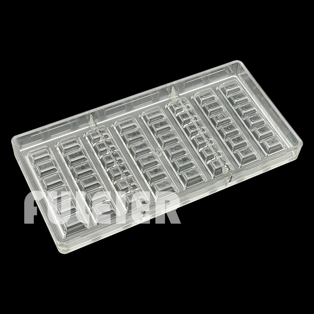 3D Stick Bar Baking Chocolate Mould Polycarbonate Chocolate Candy Bar Mold For Chocolate Factory Baking Pastry Tools Tray Moulds