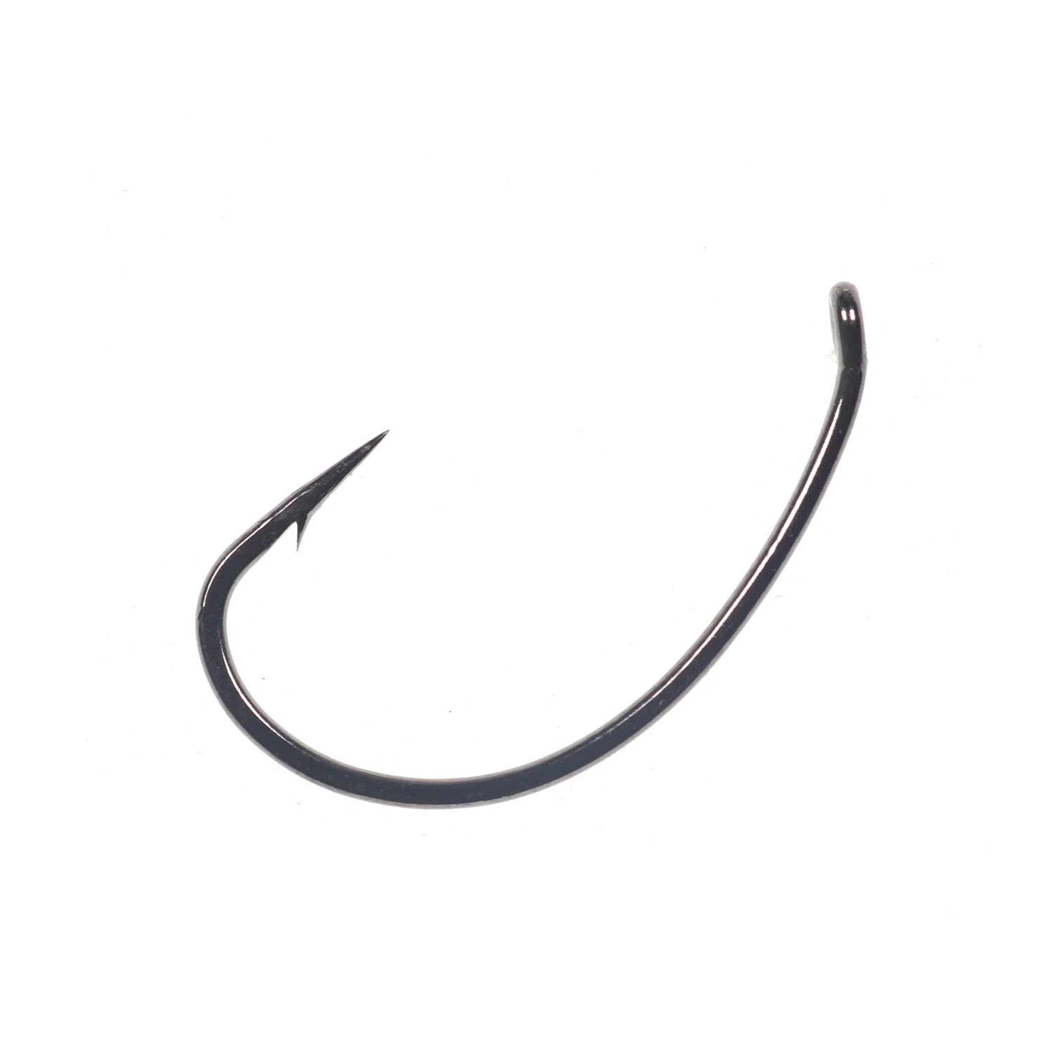 50/100 Stück Fliegenhaken mit gebogenem Schaft, Fliegenhaken für die Fliegenherstellung, Nymphen-, Caddis-, Midge- und Garnelenhaken, Fliegenfischhaken # 6 # 8 # 10 # 12 # 14 – Detail 8
