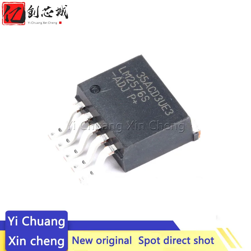 10PCS LM2576 LM2576S-ADJ-263 LM2576-ADJ Voltage Regulator Baru Asli