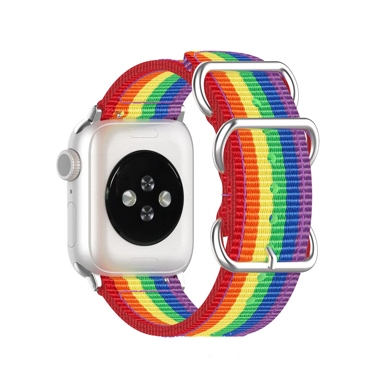 Colorful Nylon Strap For Apple Watch Series 10 9 8 7 6 5 45mm 41mm 40 44mm Sport Band for iWatch Ultra 2 49mm 42mm 46mm Bracelet