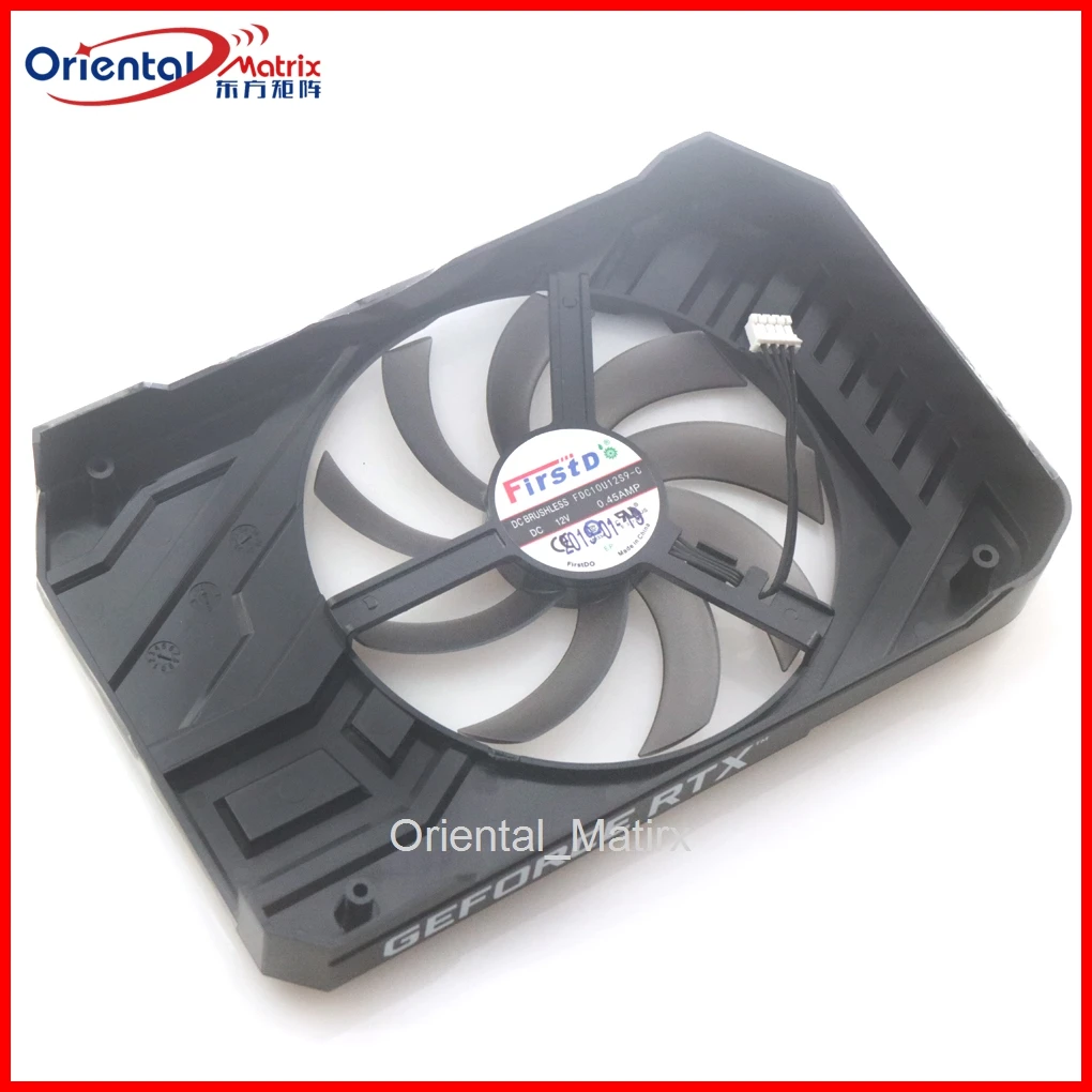 Ventilador de refrigeración para tarjetas gráficas, TH1012S2H-PAA01, 95mm, cc 12V, 0.45A, para PALIT RTX2060, GTX1660, 1660ti, 1660S, STORMX OC, 6GB