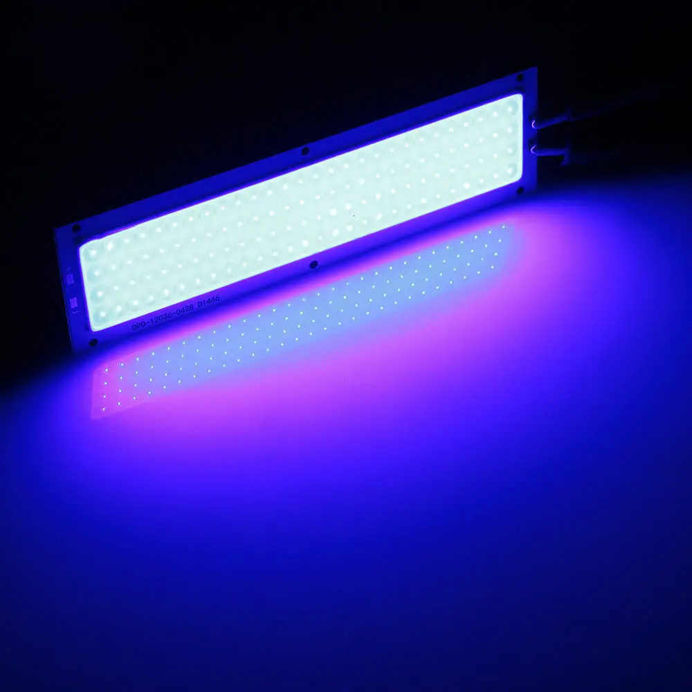 1000LM LED COB Light Strip Panel Lamp DC 12V 20W 120mm x 36mm Cool Warm White Blue Floodlight Source Bulbs For DIY Work Light