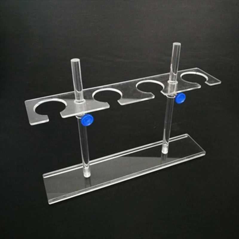 Soporte de embudo de vidrio orgánico, suministros de laboratorio, PMMA, 1 Uds.