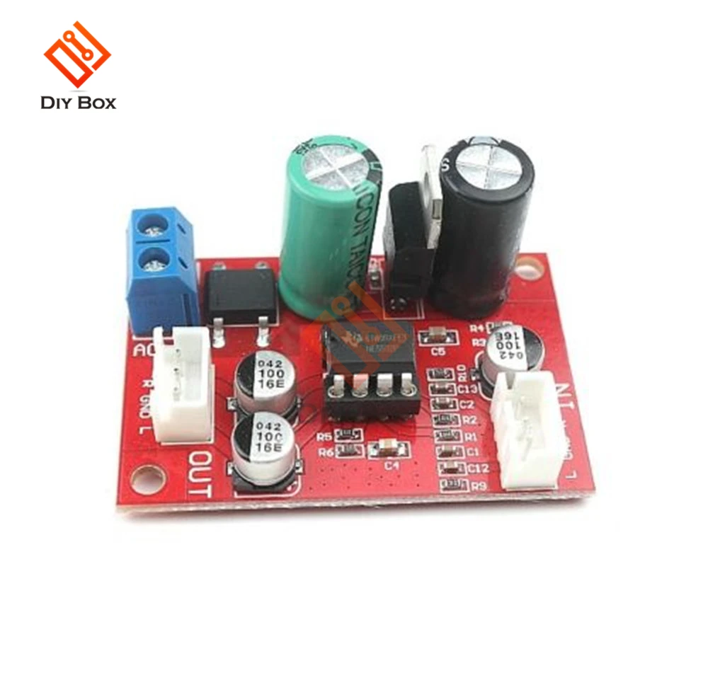 NE5532 Karaoke Board Microphone Amplifier Board DC 9-24V AC 8-16V Microfone Preamplifier Reverberation echo audio module diy kit