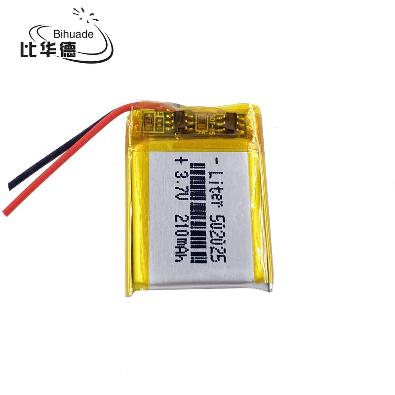 Liter energy battery Good Qulity 3.7V,210mAH 502025 Polymer lithium ion / Li-ion battery for tablet pc BANK,GPS,mp3,mp4