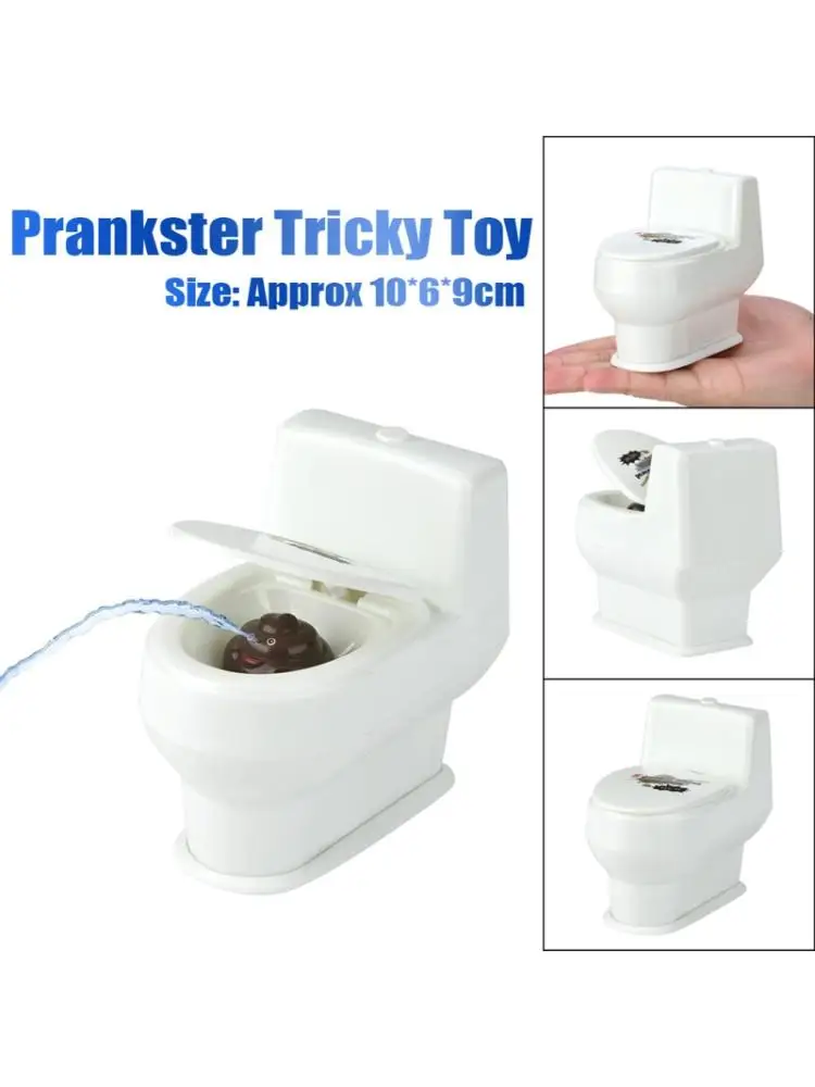 Mini Anti Stress Speelgoed Funny Prank Squirt Spray Water Wc Closestool Grappenprop P31B