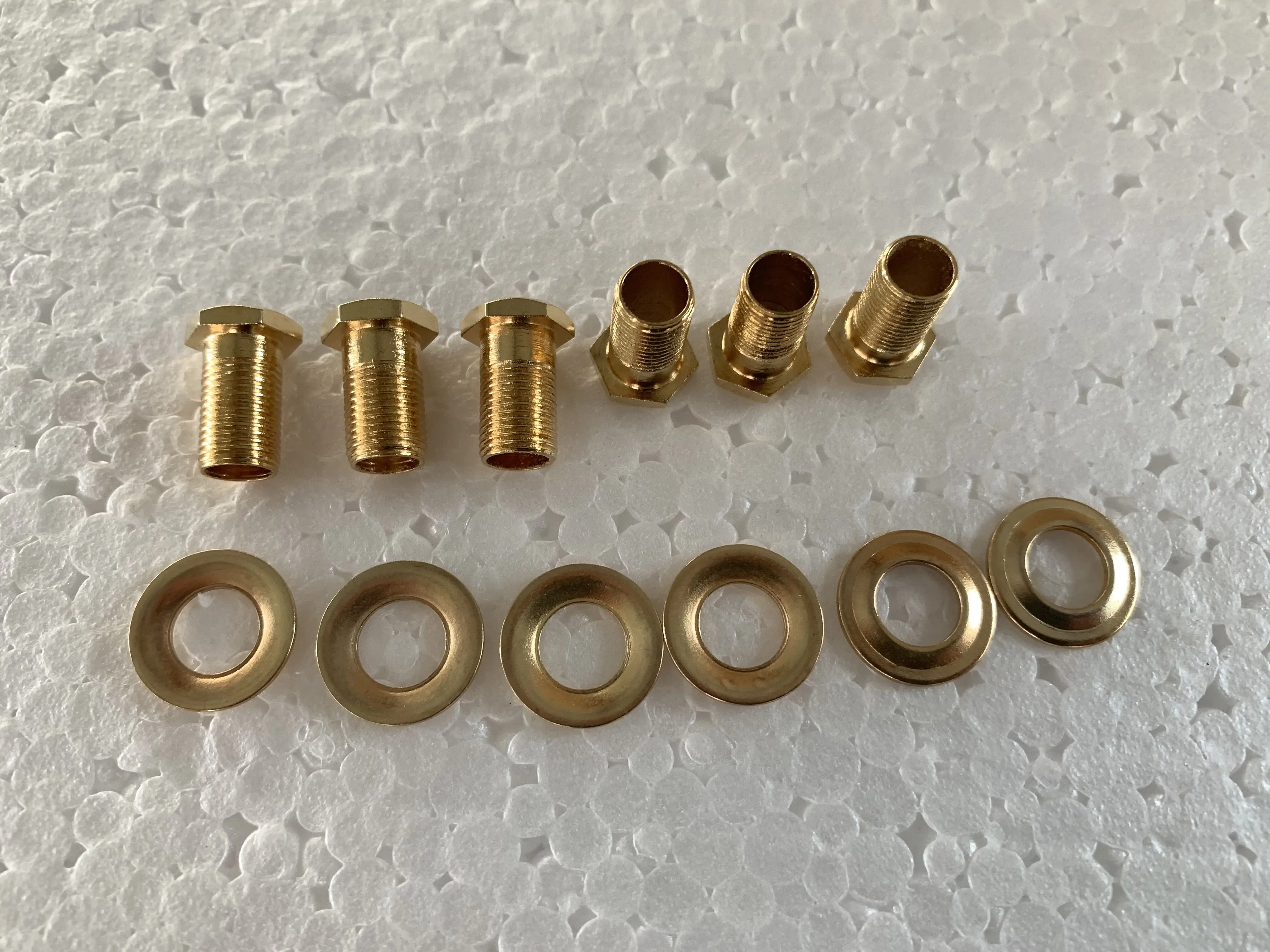 Genuine Set(3R+3L) of Electric Guitar Gold Color Machine head Tuner(10mm Hole) Made in Korea #N013