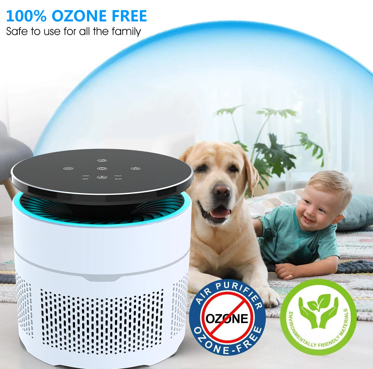 2X Filter replacement For ALTHY A10 Air Purifier remove Allergies Pet Hair Smoke PM2.5 Pollen bacterial home