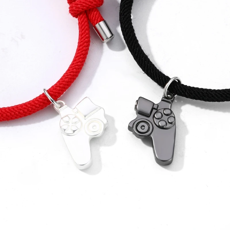 Gamepad Bracelets Unique Design Game Player Bracelet Set Best Friend Bracelets Magnetic Couple Bracelet Friendship Bracelet Set