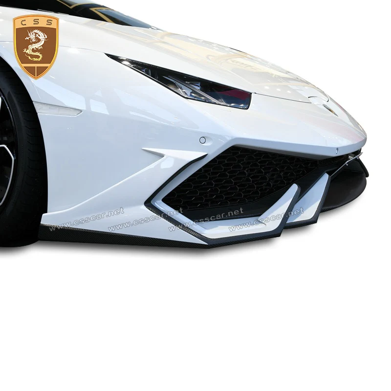 Car Accessories FRP/CF For Lamborghini huracan LP610 LP580 wide body surround front eyebrow wrap angle (LP610 pro composite)