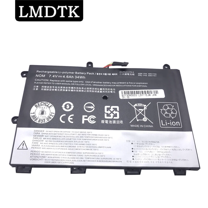 

LMDTK Новый 45N1748 45N1749 Аккумулятор для ноутбука Lenovo ThinkPad Yoga 11E 45N1750 45N1751