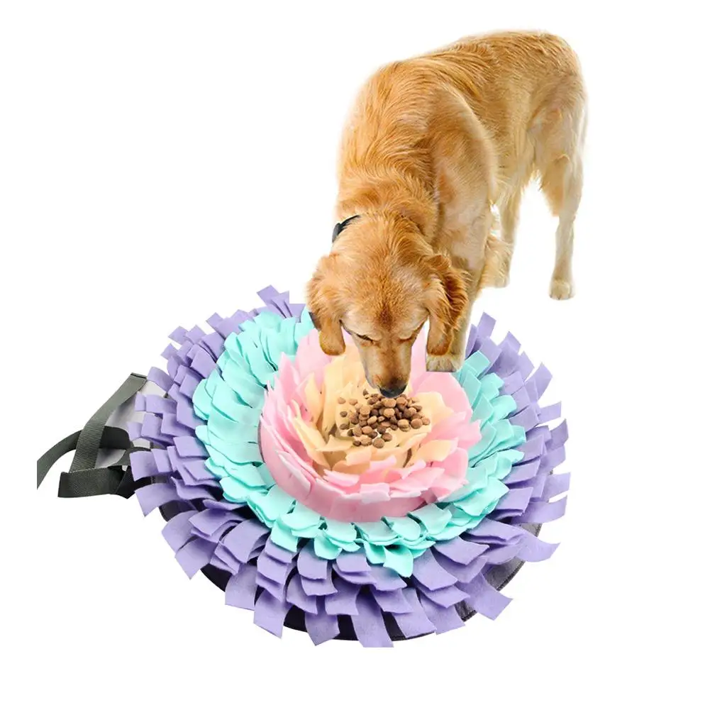 Dogs Snuffle Mat Pet Leak Food Anti Choking Mat Cat Dog Training Blanket Nose Work Toy Pet Slowing Feeding Intelligence Mat