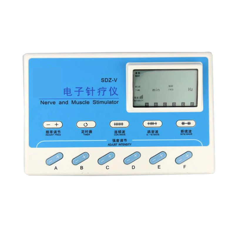 

Freqency 6Channels Electric Acupuncture Stimulator Sleep Help Electronic Pulse Massager fo Cellulite Reduction