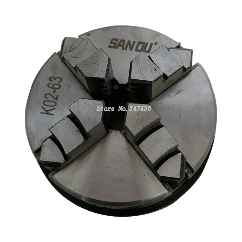 50 Four-jaw / 63 Three-jaw chuck spindle assembly mini lathe woodworking beads machine spindle assembly DIY lathe / bead machin