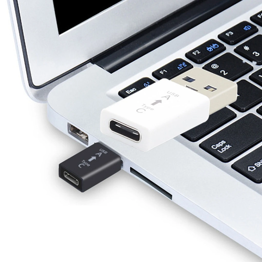 Portátil de alta velocidade Tipo-C para USB 3 0 Adaptador, USB-C Feminino para USB Masculino Conversor, Conversor