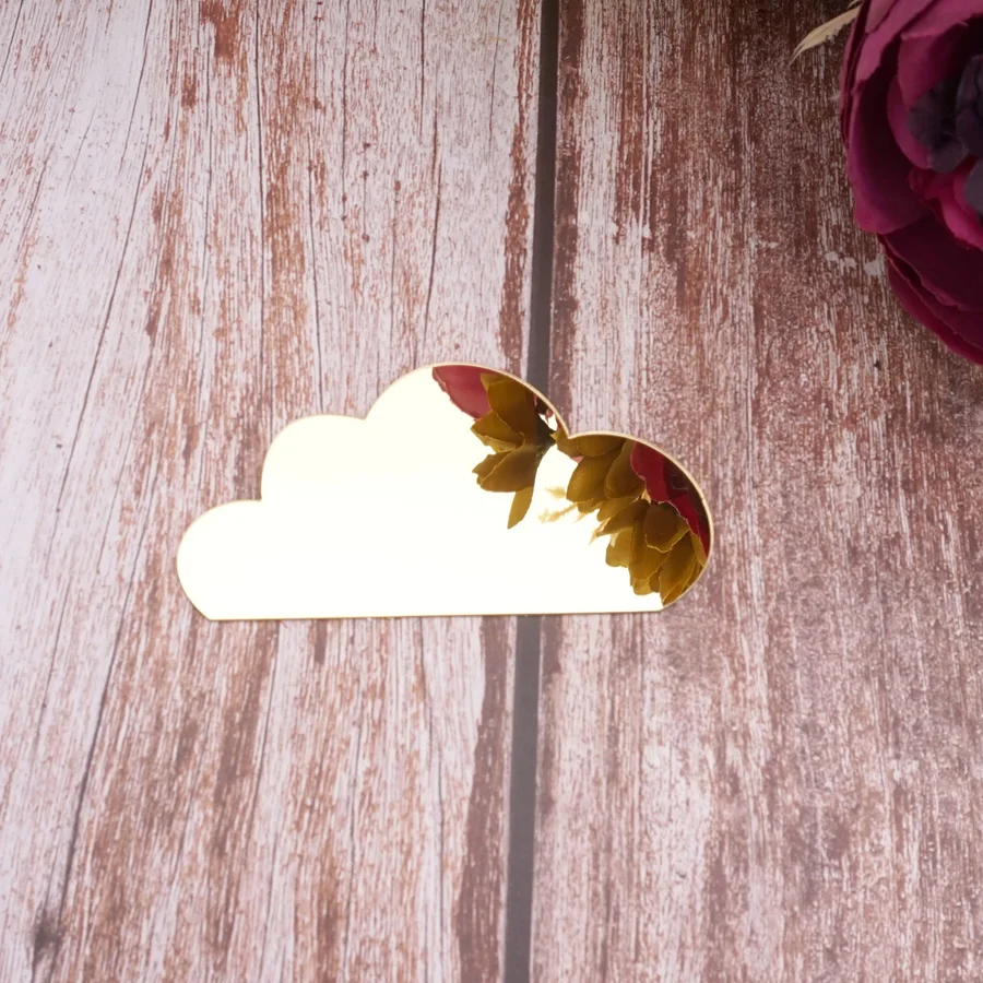 

50pcs Cloud Mirror Kid's Room Wall Stickers 3D Acrylic Art Home Decoration Children Birthday Gifts Wedding Party Favors