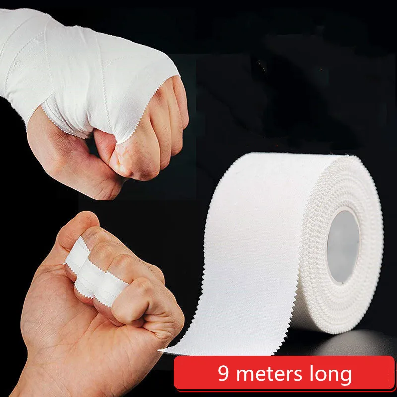 Sports White Patch Muslin Sports Tape Judo Kicking Sports Protective Bandage Cotton Serrated Comes Incision Prevent Injuries