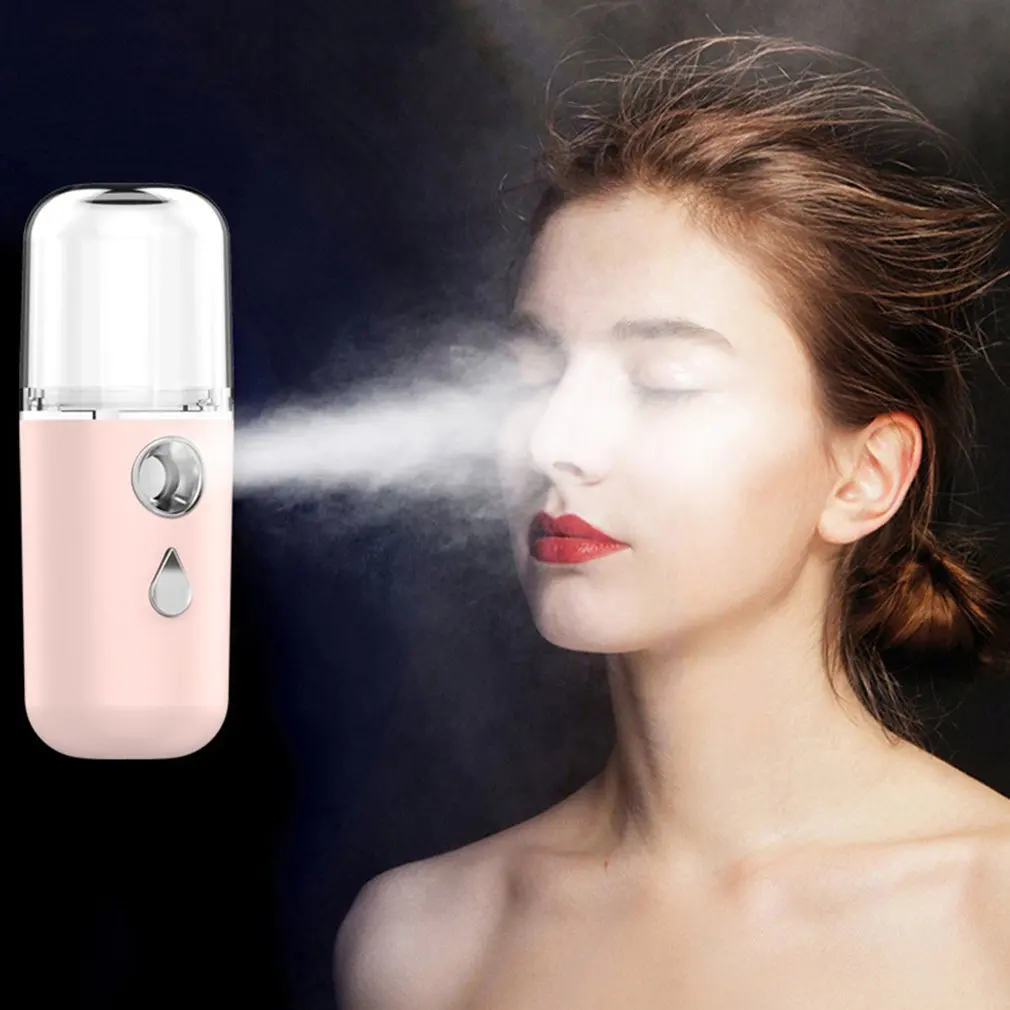 Nano Mist Facial Sprayer USB Humidifier Rechargeable Nebulizer Face Steamer Moisturizing Beauty Instruments Face Skin Care Tools