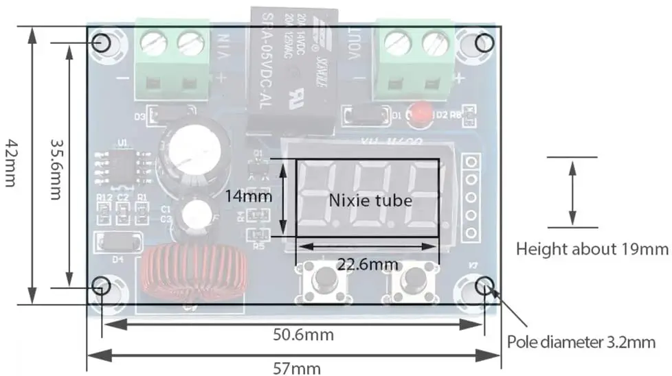 Digitale Lage Voltage Protector Disconnect Switch Over Ontslag Bescherming Module Voor 12-36V Lood-zuur Lithium Batterij