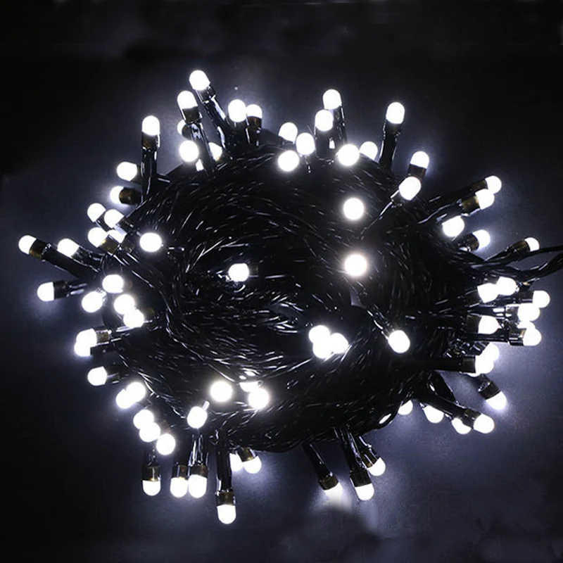 Impermeável Anti-Fog LED String Lights, Twinkle Fairy Lamps, interior e exterior, guirlanda para festa de Natal, decoração de férias, AC 220V-240V