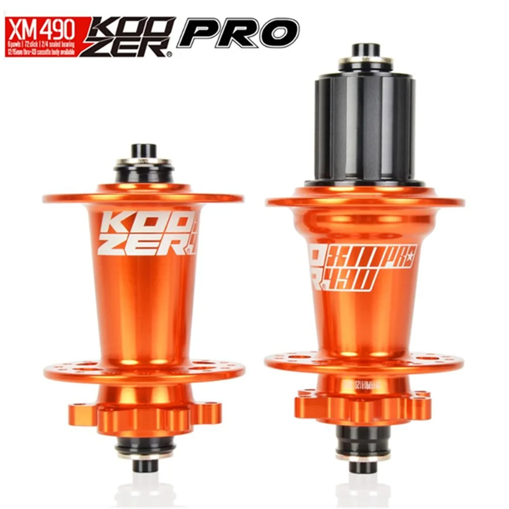 

NEW Koozer 32H Colorful Mountain disc card brake Hub Bicycle Hub Bearing Cube MTB XC AM Hubs QR Thru front rear hub XM490 PRO