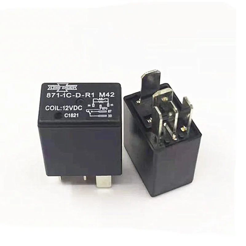 

HOT NEW relay 871 1C D R1 8711CDR1 871 1C D R1 12VDC DC12V 12V 5PIN relay