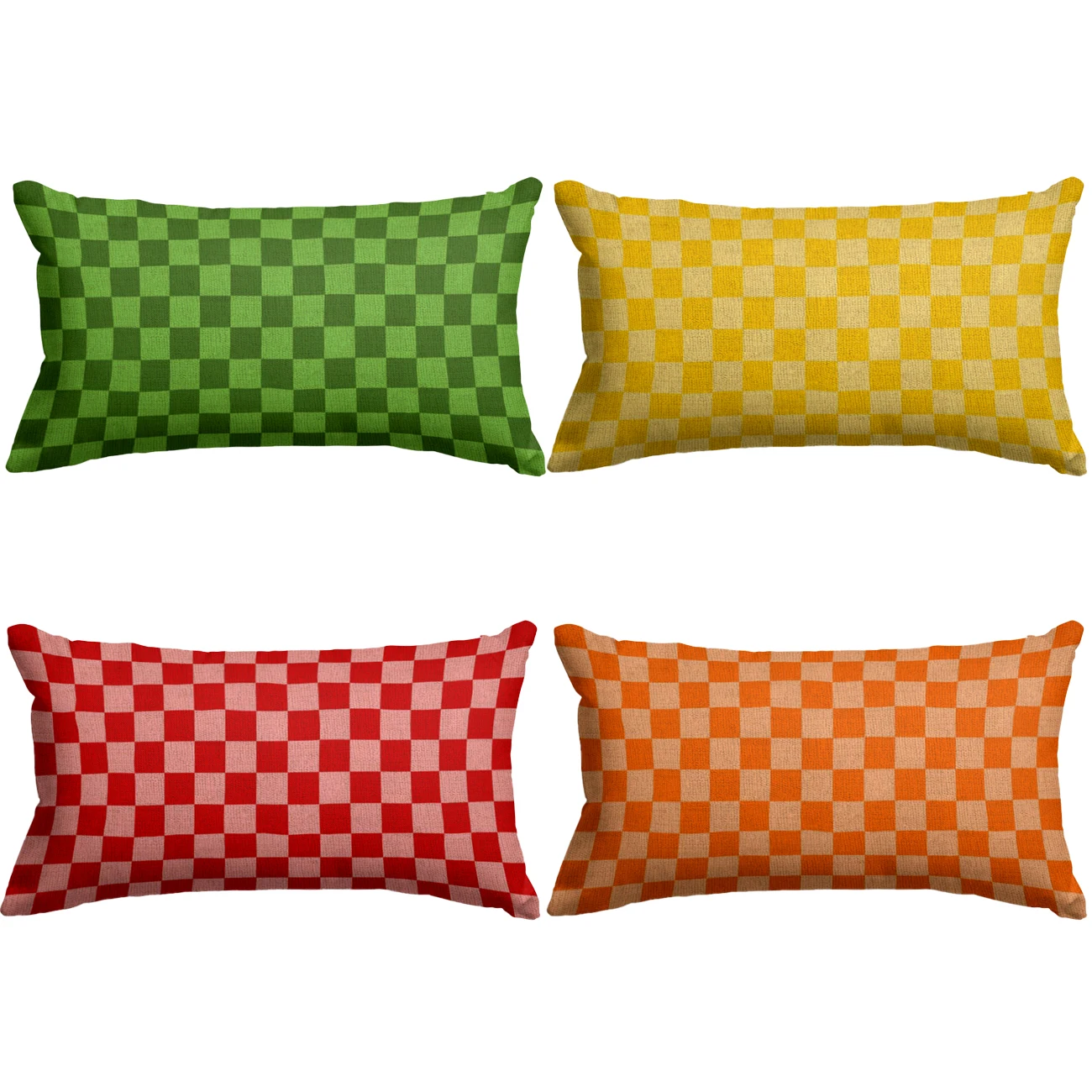 Nordic Decorative Pillowcase linen Pillow Cover Checkerboard Cushion Cover for Sofa Living Room Home Decor 30x50