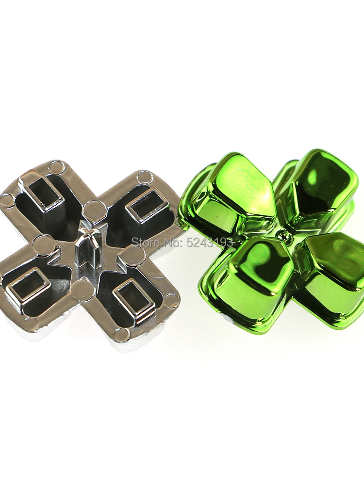 1PCS Chrome Kreuz Taste D-pad Action Taste Kreuz Dpad Richtung Schlüssel Reparatur Ersatz Für Playstation Dualshock4 PS4 Gamepad