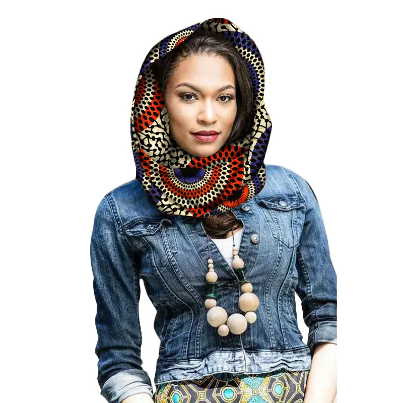 2021 Fashion African Headwraps for Women Bazin Riche African Head Scarf Head Wraps for Women/Teens, Ankara Hair Accessories Wire