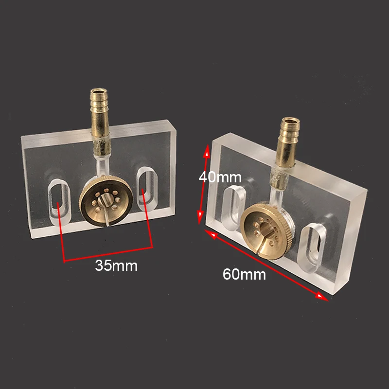 EDM Wire Cut Acrylic Water Panel Cooling Plate Length 60* Height 58mm Water Board for Jiangzhou WEDM Wire Cutting Machine