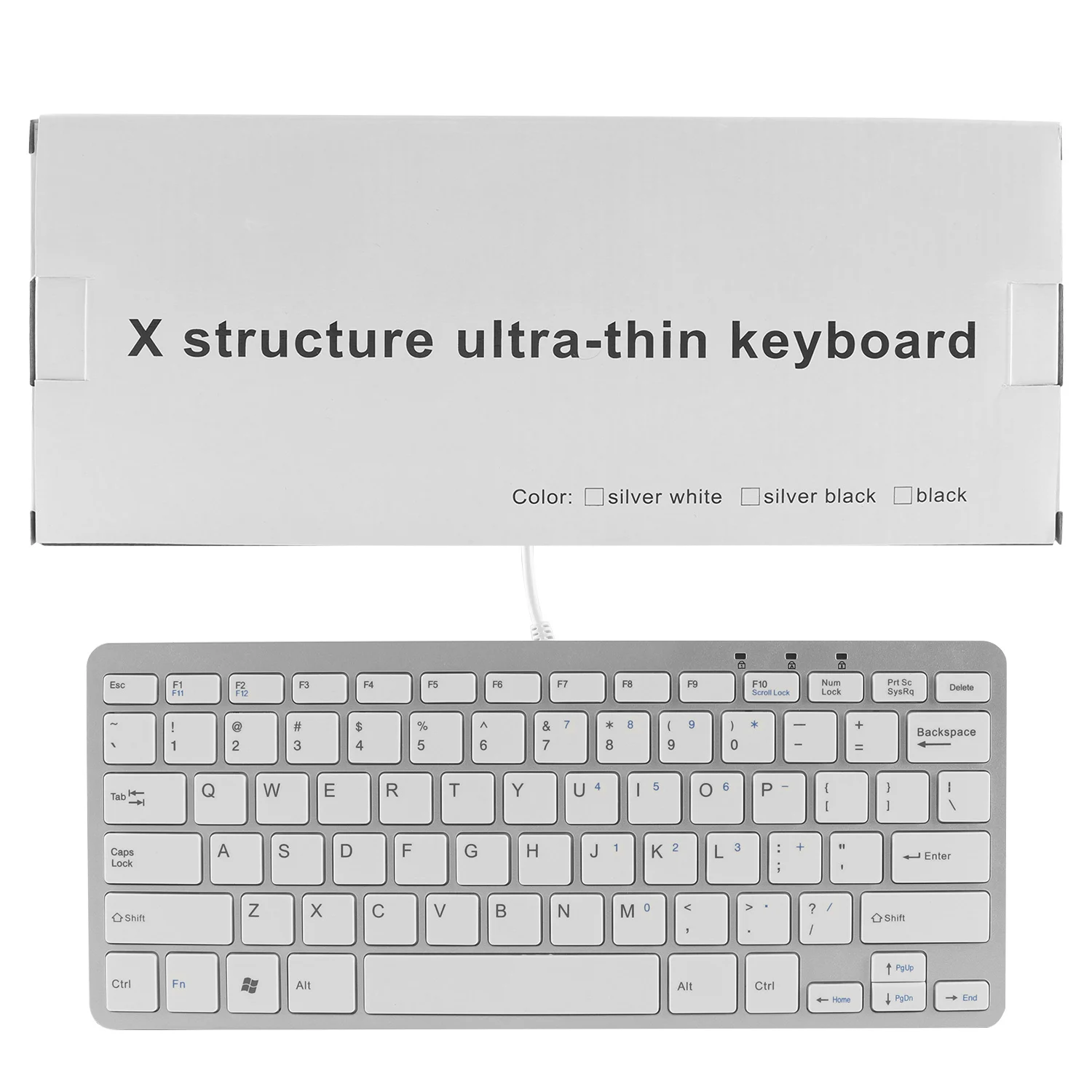 

Office Keyboard USB Wired Gaming Keyboard Aluminum Alloy Ergonomic Gamer Keybord Ultra-thin with 78 Keycaps Keypad For Laptop PC