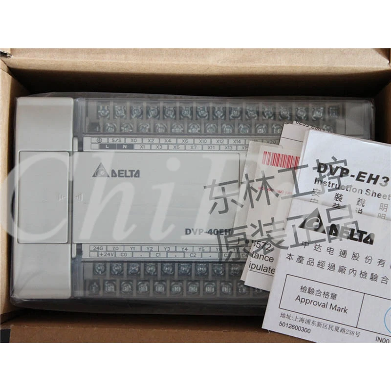 دلتا الأصلي DVP40EH00T3 DVP40EH00R3 PLC وحدات تحكم قابلة للبرمجة 40 نقطة المضيف 24DI/16DO #4