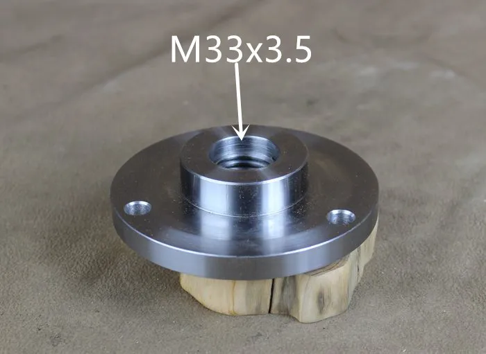 M33x3.5mm M33 Spindle Thread chuck Flange Back Plate base plate Adapter Plate K11-80 K12-80 K11-100 K12-100