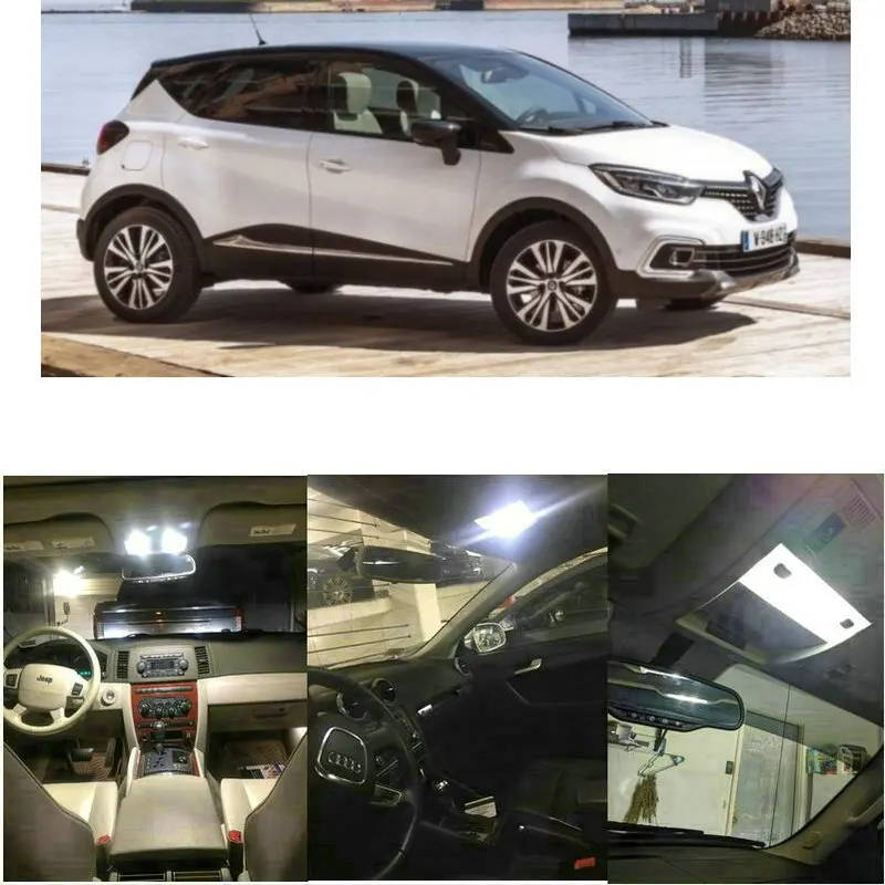 

LED interior lighting complete set For Renault Captur Clio II (Typ B) Kangoo I Kangoo II Master II