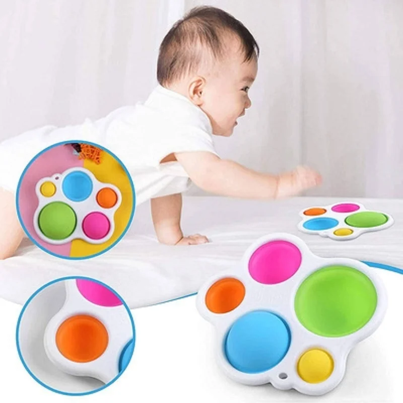 Jouets Montessori pour Bébé, Planche d'Exercice Colorée, Puzzle pour Intelligence Précoce et Entraînement Intensif, Jouets à Remuer