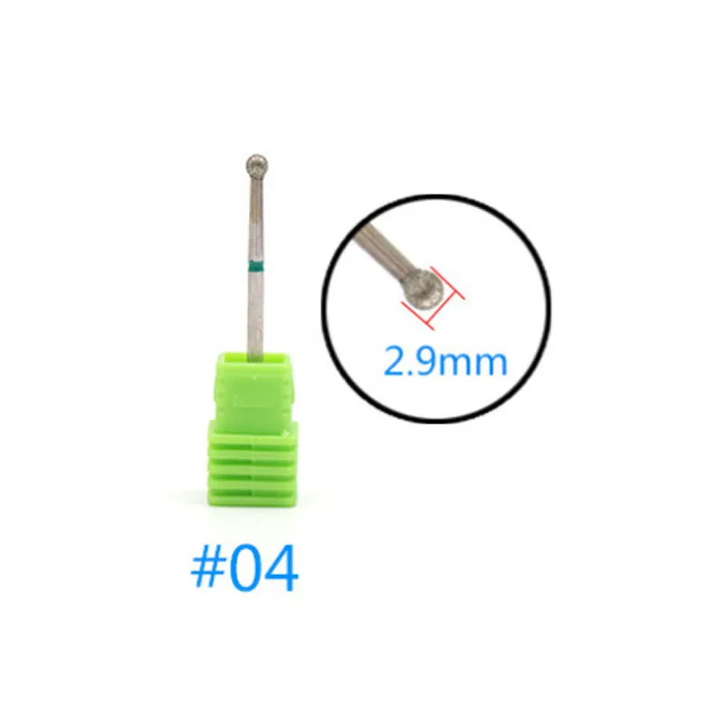 1/2/5Pcs Diamond Nail Drill Bit Milling Cutter Nail Manicure Polish Machine Set Nail File Art Tool Manicurist Tool 01#-17#