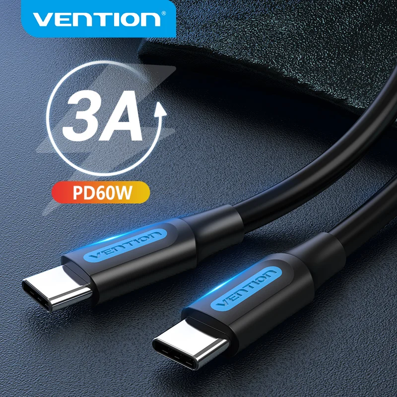 Vention PD 60W USB C na USB typ C kabel szybkie ładowanie szybkie ładowanie 4.0 USB-C kabel danych dla Macbook Pro Huawei P30 Samsung S20