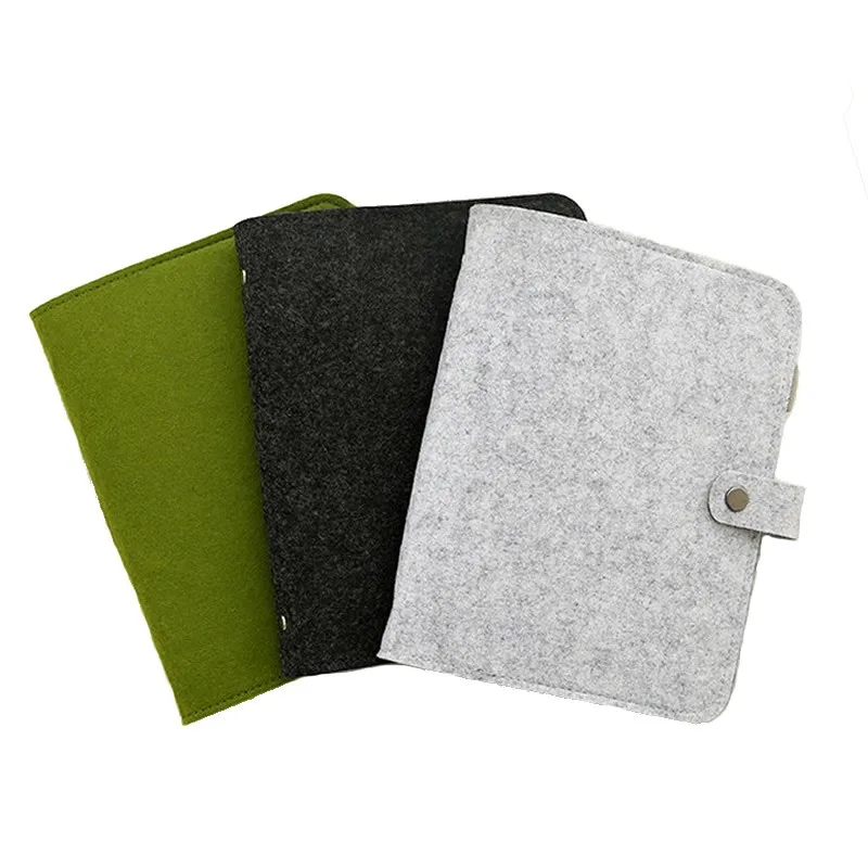 

A5 A6 Felt Shell Fabric Notebook Paper Planner Inner Page Ring Binder Stationery Gift Traveler Journal Loose Leaf Notebook 2024