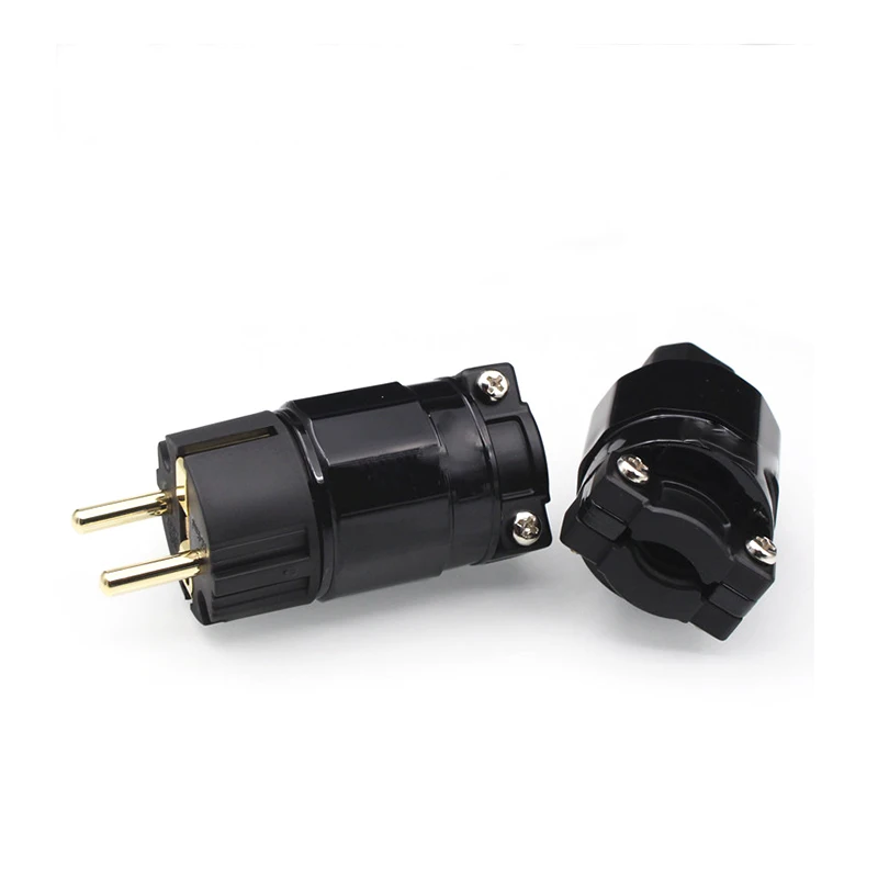 Hifi furutech FI-11-N1M (g) versão eua banhado a ouro conector de alimentação série amplificador de tomada de alimentação cd player tomada de cabo de alimentação de áudio