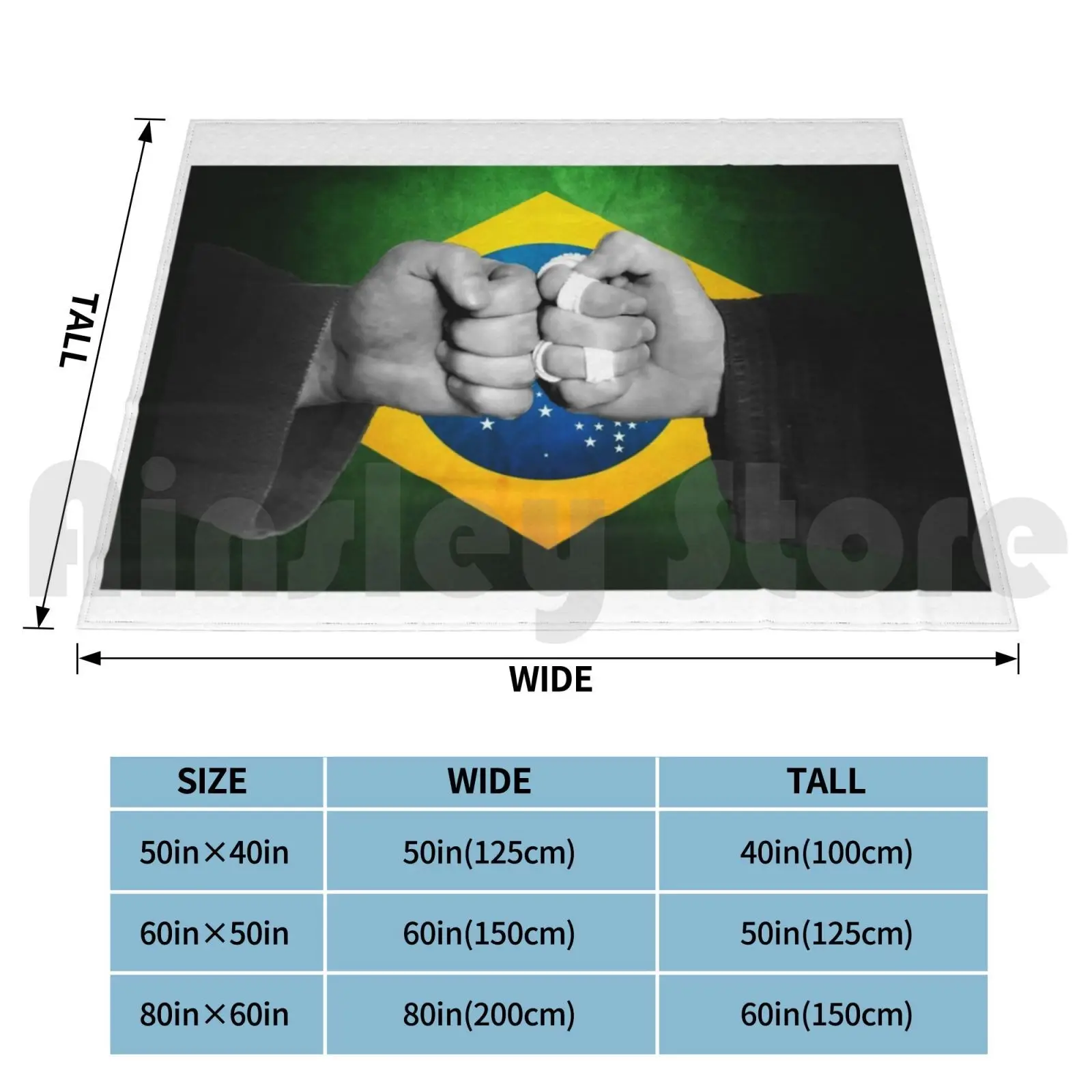 Jiu Jitsu Brotherhood Blanket For Sofa Bed Travel Bjj Jiu Jitsu Ju Jutsu Judo Brazilian Martial Flag Brotherhood