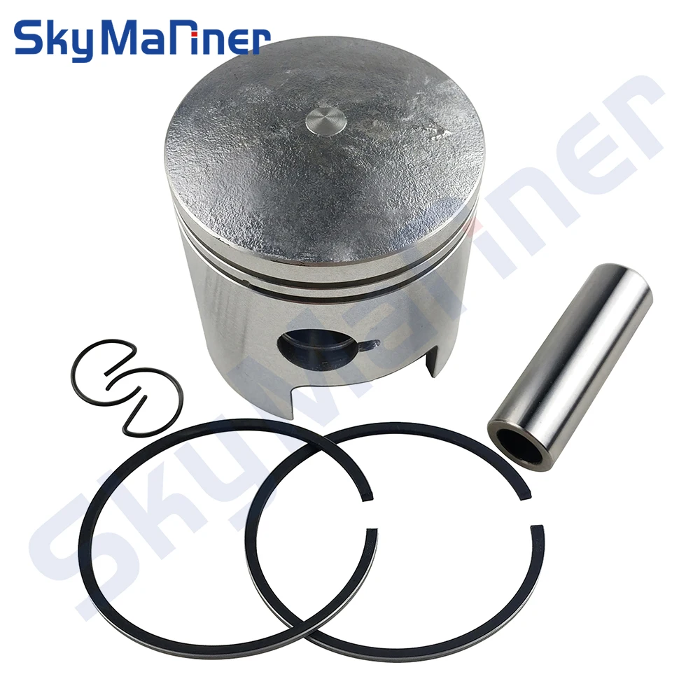 

12110-96353 Piston Set 71mm STD for Suzuki Outboard Motor 2T DT30 30HP 12110-96350 Piston Ring 12140-96301 boat engine parts