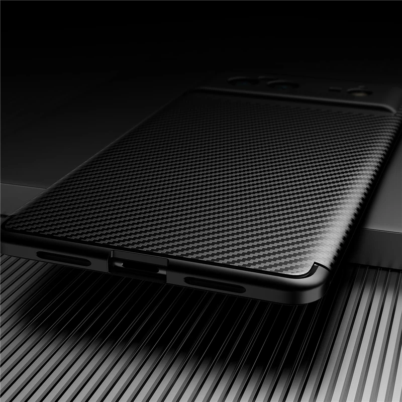 Carbon Fiber Cover For Google Pixel 6 Case Bumper Silicone Funda Google Pixel 6 Ultra Thin Case For Google Pixel 6 7 Pixel8 Pro