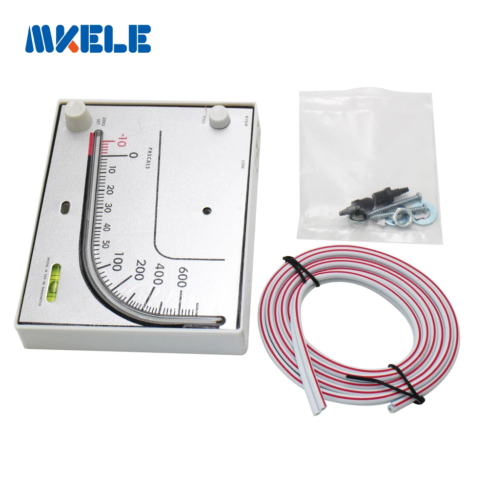 Chili oil differential pressure gauge, pressure gauge, differential pressure meter, A1-700PA
