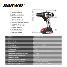 3-in-1 Impact Drill and Screwdriver #2