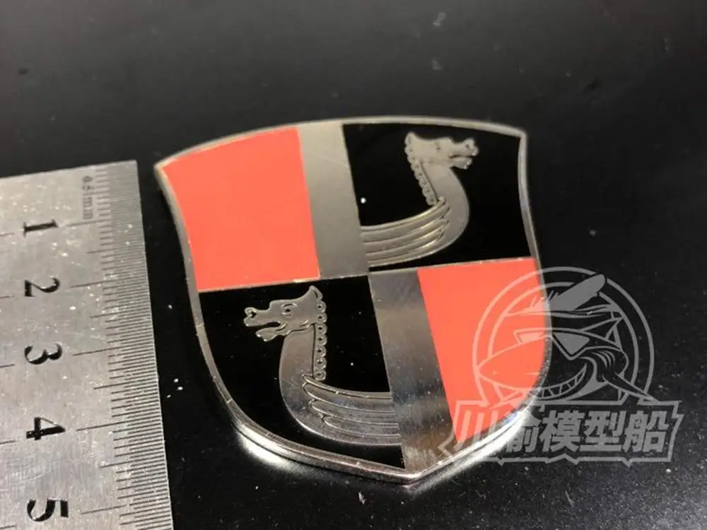 

Тирпиц металлический значок геральдика времен Второй мировой войны немецкий линкор модель корабля дисплей